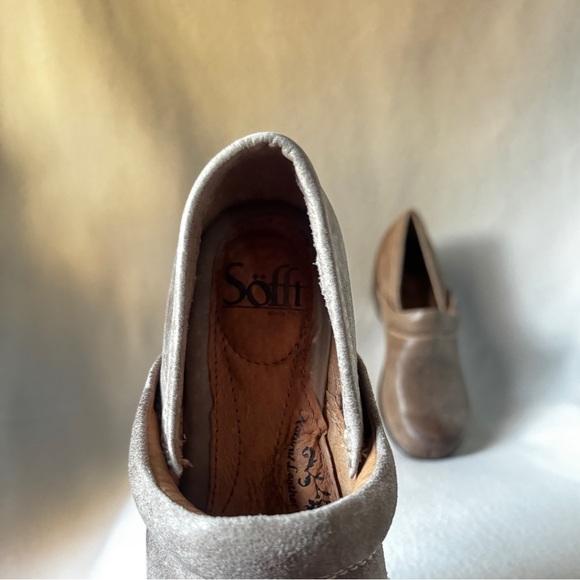 Sofft Women’s Size 7 Leather Beige Clogs - Picture 5 of 16